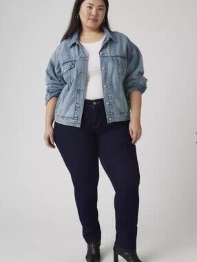 Levi 311 NEW Women's Plus-Size 16: Shaping Skinny Dark Indigo Stretch Jeans